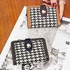 4 Sets 2 Colors PU Imitation Leather Sew on Bag Snap Buckle FIND-GF0005-45-5