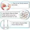 304 Stainless Steel Leverback Earring Findings STAS-SP0001-01B-6