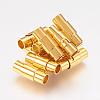 Brass Locking Tube Magnetic Clasps MC078-G-1