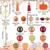 DIY Iron Beadable Bar Keychain Making Kit for Thanksgiving Day DIY-SC0025-17-2