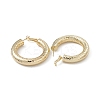 Long-Lasting Plated Brass Hoop Earrings for Women EJEW-A088-07G-2