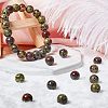 Natural Dragon Blood Jasper Bead Strands G-OC0001-18-5