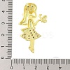 Rack Plating Brass Micro Pave Clear Cubic Zirconia Pendants KK-S380-40B-G-3