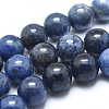 Natural Dumortierite Quartz Bead Strands G-I224-01-10mm-1