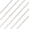 Brass Coated Iron Flat Cable Chains CH-TAC0007-02S-3