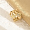 304 Stainless Steel Hollow Wide Cuff Rings for Women RJEW-G338-24G-3