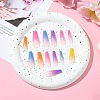ABS Plastic Full Cover Press On False Nails DIY-CJC0006-14-5