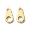 Brass Chain Tabs KK-B072-32G-1