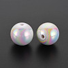 Opaque Acrylic Beads MACR-S370-18mm-01-4