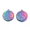 Ion Plating(IP) 201 Stainless Steel Pendants STAS-N098-077M-1