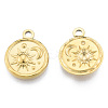Ion Plating(IP) 201 Stainless Steel Pendants STAS-N098-182LG-1