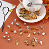 Plastic Dreadlocks Braiding Beads & Aluminum Hair Braid Dreadlock Beads OHAR-NB0001-15-3
