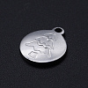 201 Stainless Steel Charms STAS-S105-T829-2