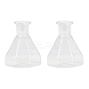 Transparent Glass Beads Containers GLAA-G123-03-1