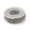 Tarnish Resistant 304 Stainless Steel Cable Chains CHS-F015-22P-3