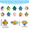 100Pcs 10 Colors Synthetic Turquoise Dyed Beads G-SC0003-27B-2