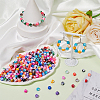 500Pcs Opaque Acrylic Beads SACR-SP0001-09-4
