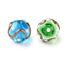Handmade Gold Sand Lampwork Beads LAMP-F047-03-2