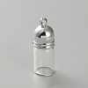 Clear Glass Wish Bottle Pendants FIND-WH0432-82A-P-1