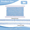 1 Roll Resin Rhinestone with Plastic Imitation Pearl Beaded Trim DIY-BC0015-57A-2