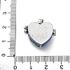 Brass Enamel Locket Pendants KK-F894-15P-4