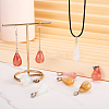 12Pcs 6 Style Natural & Synthetic Gemstone Pendants G-FW0001-23-7