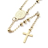 202 Stainless Steel Rosary Bead Necklaces LS-NJEW-D060-01B-G-4