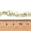Baking Paint Electroplated Synthetic Non-magnetic Hematite Beads Strands G-H072-D01-01F-4