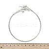 Flower Alloy Arm Cuff Bangles for Girl Women AJEW-A063-01E-P-5