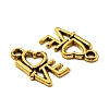 For Valentine's Day Tibetan Style Alloy Antique Golden Charms LS-GLF0299Y-2
