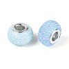 Large Hole Resin Rhinestone European Beads OPDL-T003-01C-2