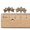 Bowknot Alloy Links connectors LS-EA11930Y-AB-3
