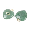 Natural Green Aventurine Pendants G-Z134-04B-2