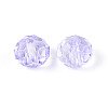 Baking Paint Transparent Glass Beads X1-GLAA-N011-10mm-05-2