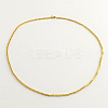 304 Stainless Steel Box Chain Necklaces X-NJEW-R223-01-1