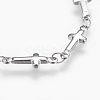 304 Stainless Steel Link Chain Bracelets BJEW-P239-07-2