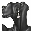 Alloy Glass Dangle Earrings EJEW-JE07367-3