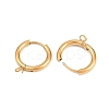 316 Stainless Steel Huggie Hoop Earring Findings EJEW-B158-01C-G-2