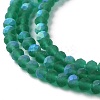Transparent Glass Beads Strands X1-EGLA-A034-T4mm-MB18-4