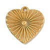 Ion Plating(IP) 304 Stainless Steel Pendants STAS-Q334-23G-1