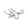 201 Stainless Steel Pendants STAS-V005-03P-2