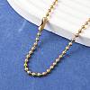304 Stainless Steel Ball Chain Necklace MAK-R012-02G-1