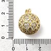 Brass Micro Pave Cubic Zirconia Pendants KK-Z137-11G-3