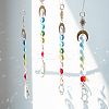 AHADEMAKER 4Pcs Sun Catcher Pendant Decorations HJEW-GA0001-20-4