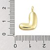 Rack Plating Brass Balloon Letter Pendants KK-C050-01G-L-3