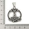 316 Surgical Stainless Steel Pendants STAS-E212-65AS-3