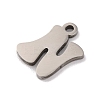 Non-Tarnish 201 Stainless Steel Charms STAS-U016-01P-N-2