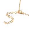 Brass Micro Pave Cubic Zirconia Heart Pendant Necklaces NJEW-Z003-01B-3