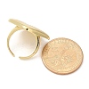 Brass Cuff Finger Rings for Women RJEW-U033-09G-01-5