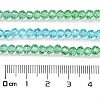 Transparent Painted Glass Beads Strands DGLA-A034-T4mm-A17-3